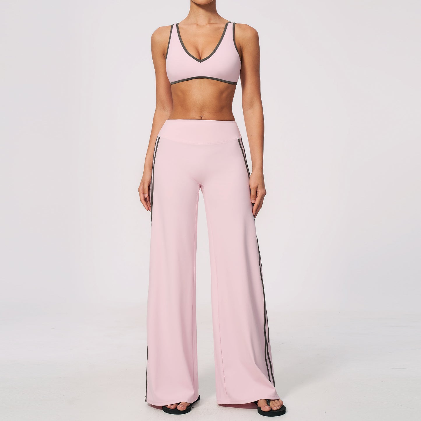 Custom Private Label 3588 Slim Fit Body-Shaping Yoga Set | Wholesale | fouregg