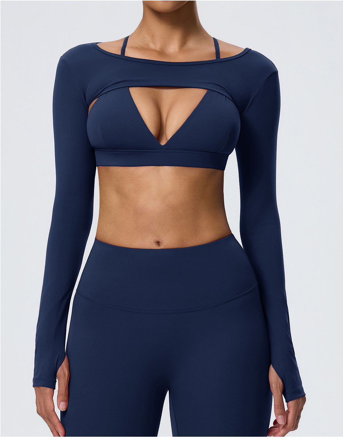 Wholesale Women’s Double-Brushed Activewear Set | Bulk 2-Piece Yoga & Fitness Wear | fouregg