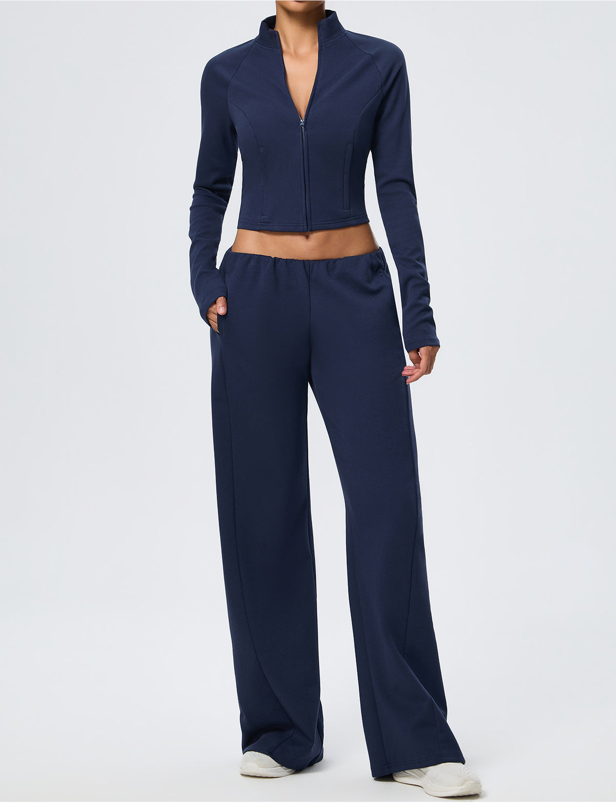 Wholesale Winter Wide-Leg Sweatpants | Relaxed-Fit Heat-Retention Activewear Trousers | fouregg