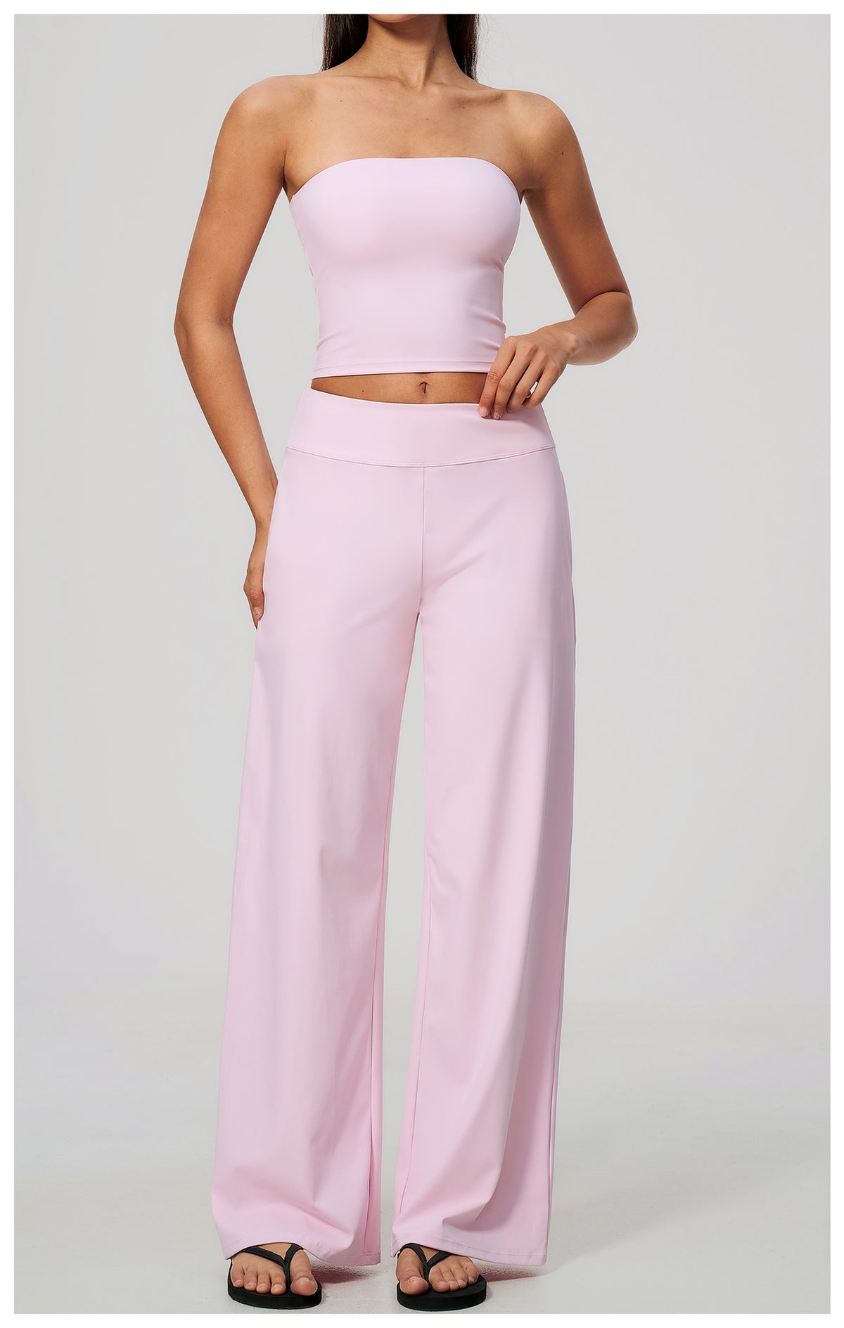 Wholesale Women’s Brushed Sweatpants | Bulk Low-Rise Relaxed-Fit Running Pants 5555 | fouregg