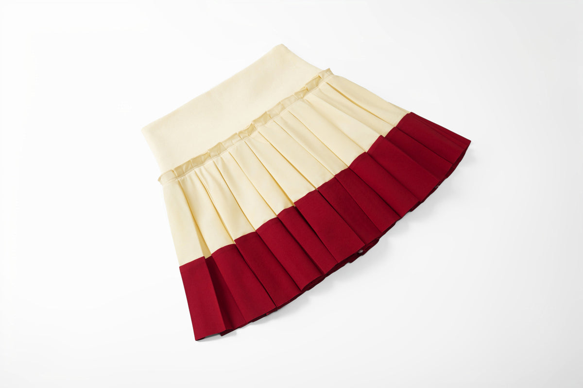 Wholesale Women's 2-Piece Tennis Skirt Set | Halter Sports Tank & Puff-Edge Skirt | Quick-Dry Activewear | fouregg