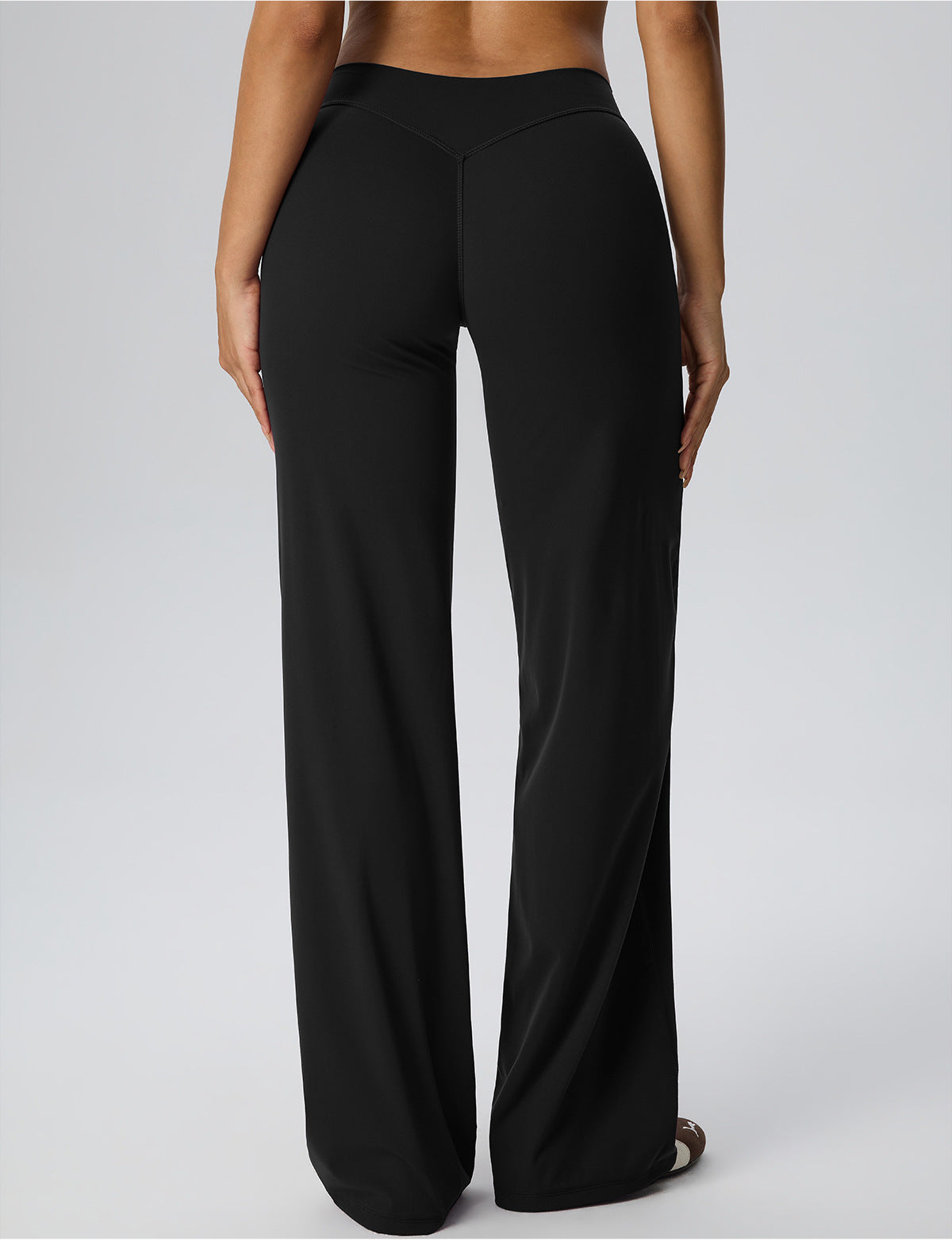 Wholesale Women’s Double-Brushed Yoga Pants | Bulk High-Waist Sculpting Straight-Leg Activewear 62345 | fouregg