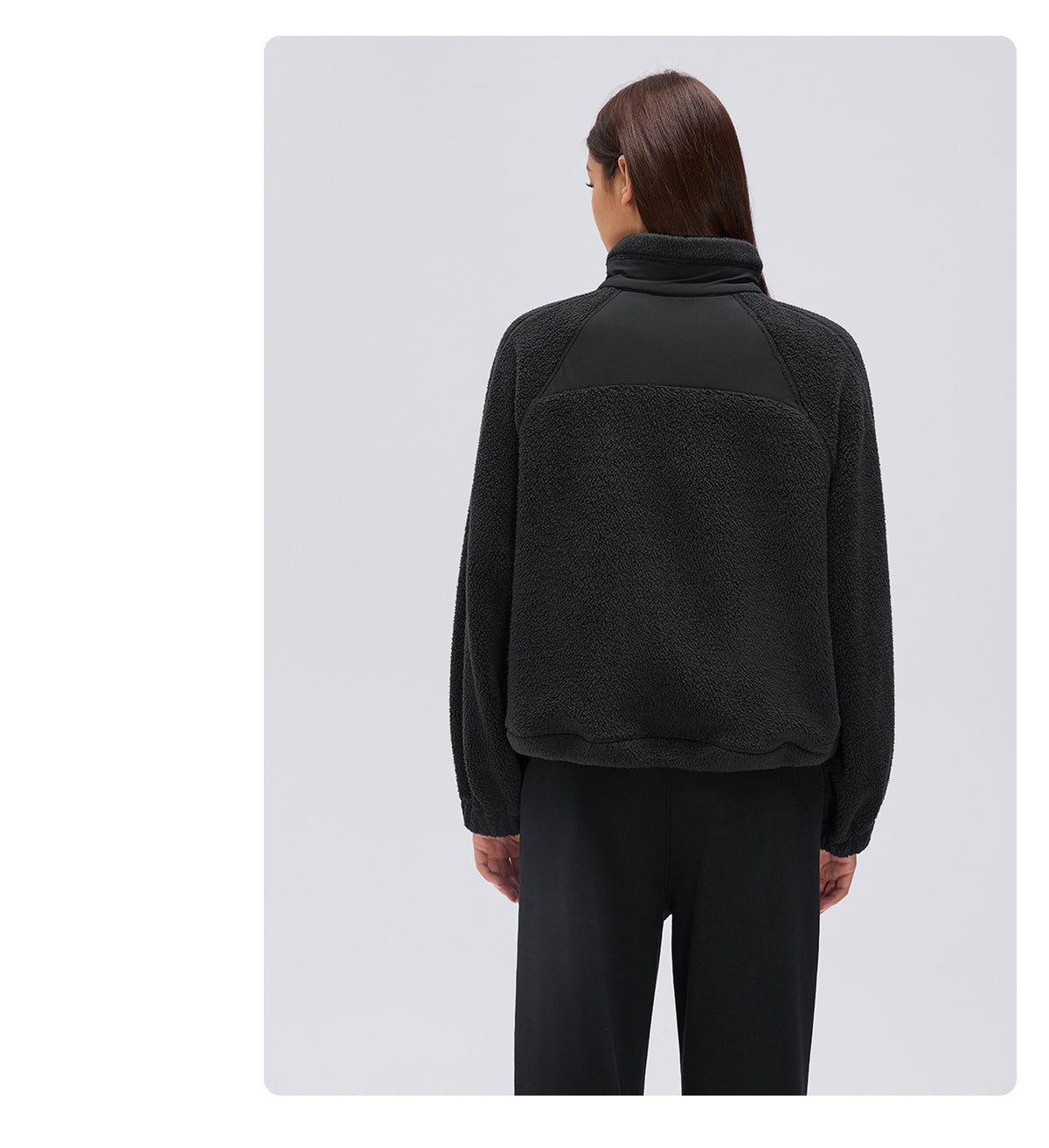 Wholesale Women’s Thermal Activewear Set | Wind-Resistant Jacket & Draped Wide-Leg Trousers | fouregg
