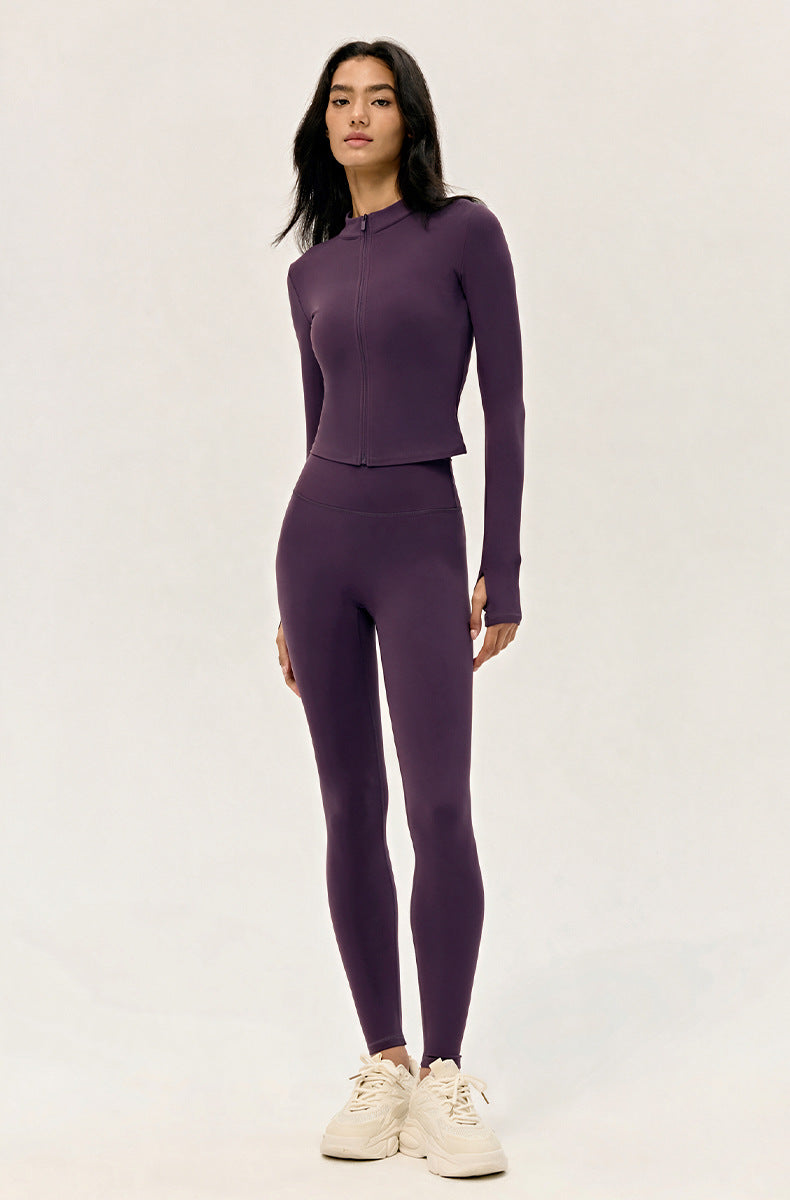 Wholesale Women’s Winter Yoga Pants | Warm High-Waist Tummy-Control Leggings with No Side Seams | fouregg