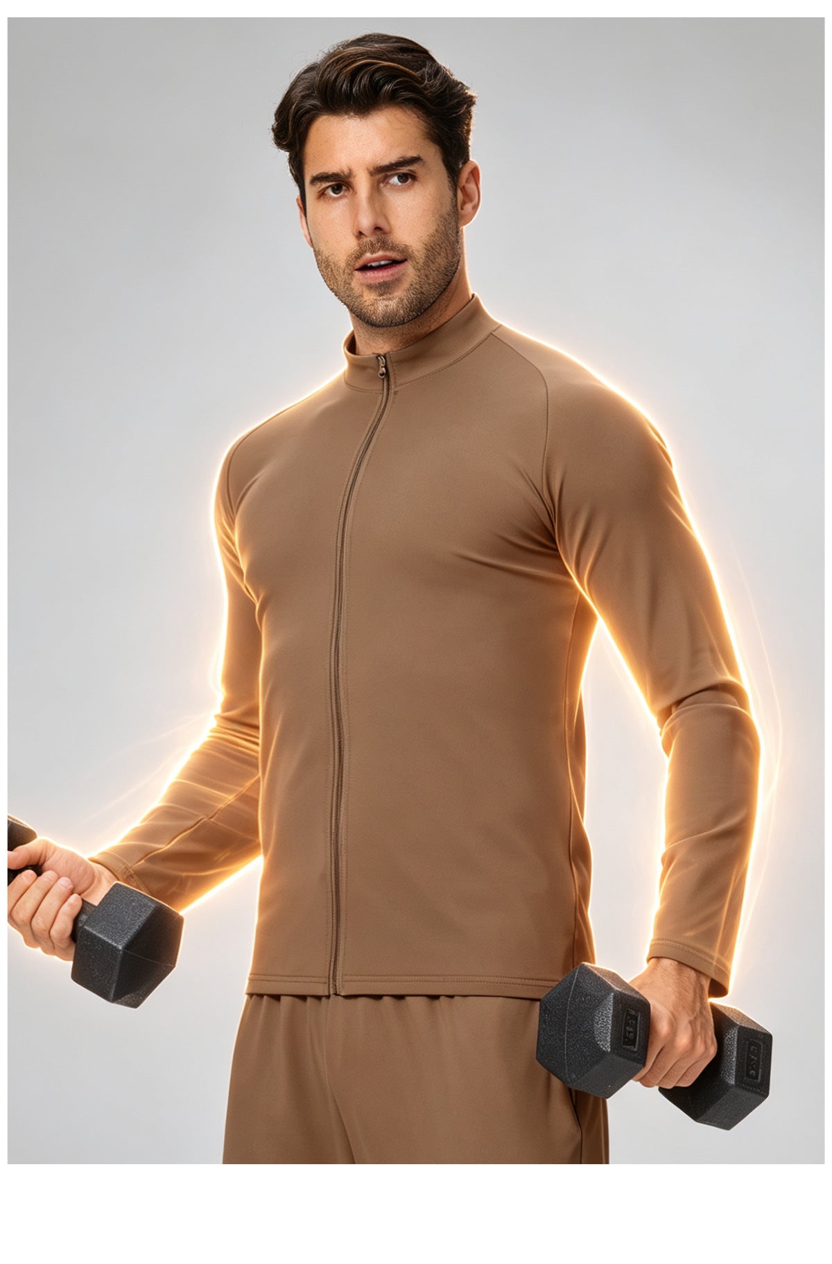 Wholesale Women’s Thermal Workout Jacket | Bulk Lightweight Fleece Zip-Up Activewear 61617 | fouregg