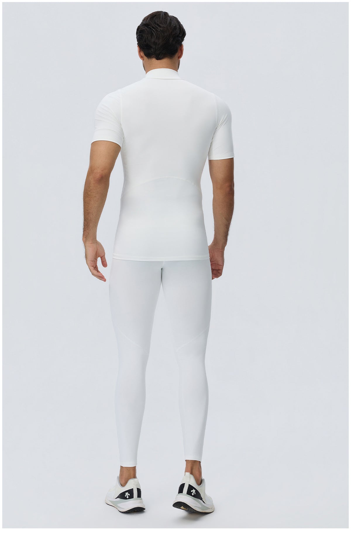 Wholesale Men’s Sculpting Workout Set | High-Stretch T-Shirt & Slim-Fit Fitness Pants | fouregg