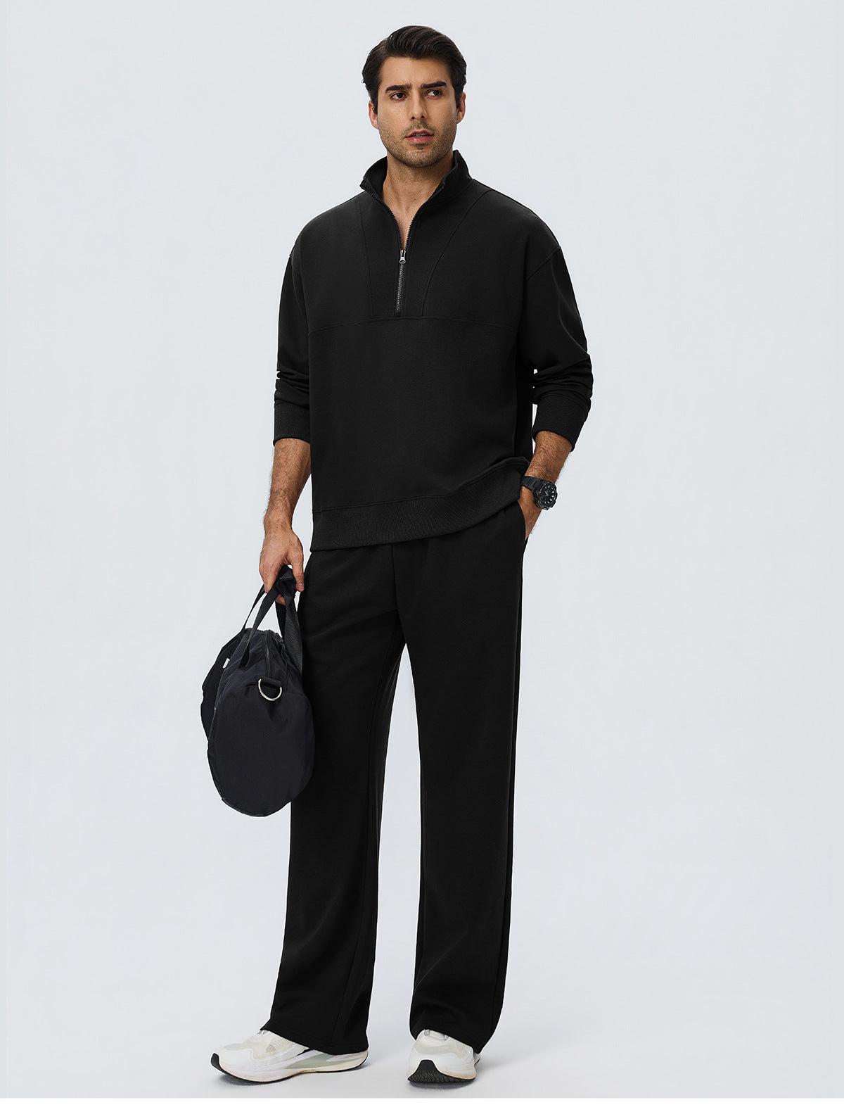Wholesale Men’s Fleece Tracksuit Set | Bulk Warm Running & Fitness Activewear | fouregg