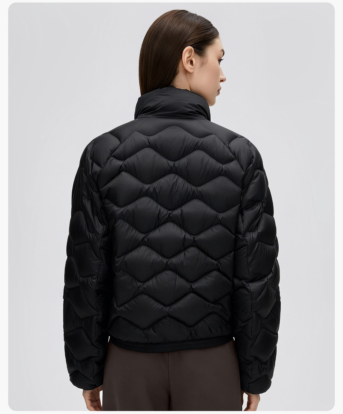 Wholesale Women’s Packable Puffer Jacket D26112 | Lightweight Thermal Outdoor Sports Outerwear | fouregg