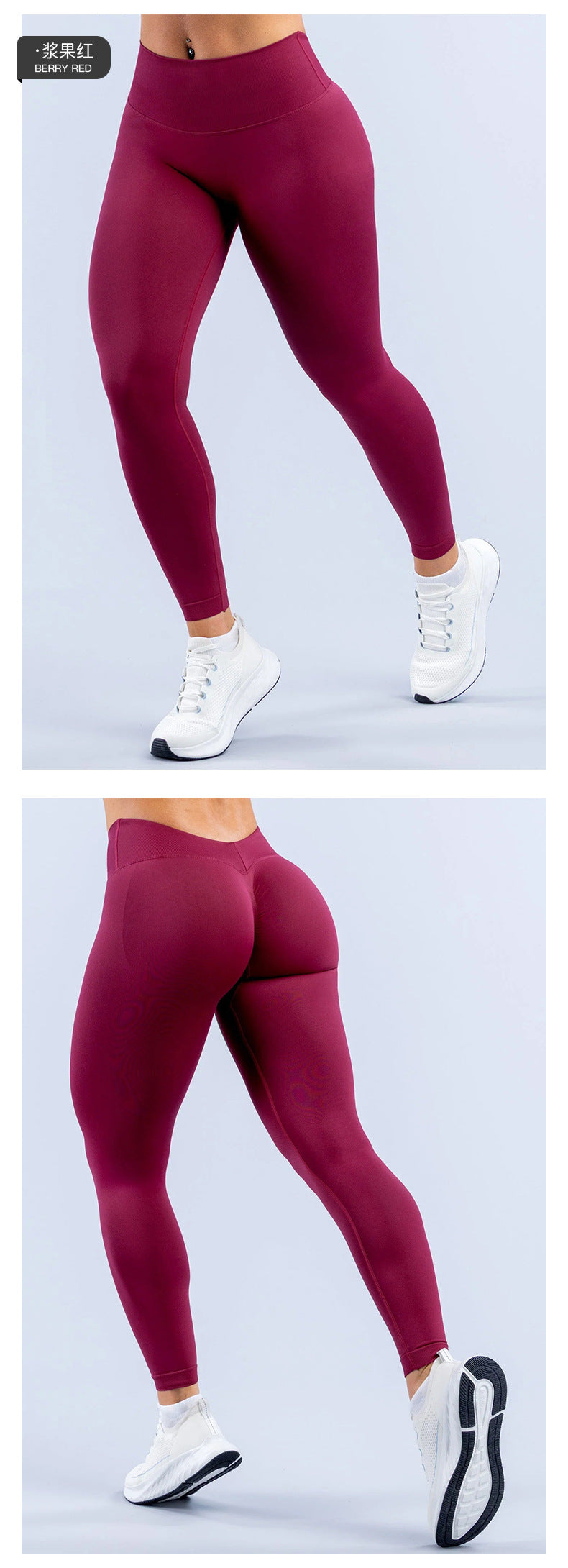 Wholesale Women’s Seamless Activewear Pants | High-Waisted V-Shape Peach-Lift Gym Leggings | fouregg
