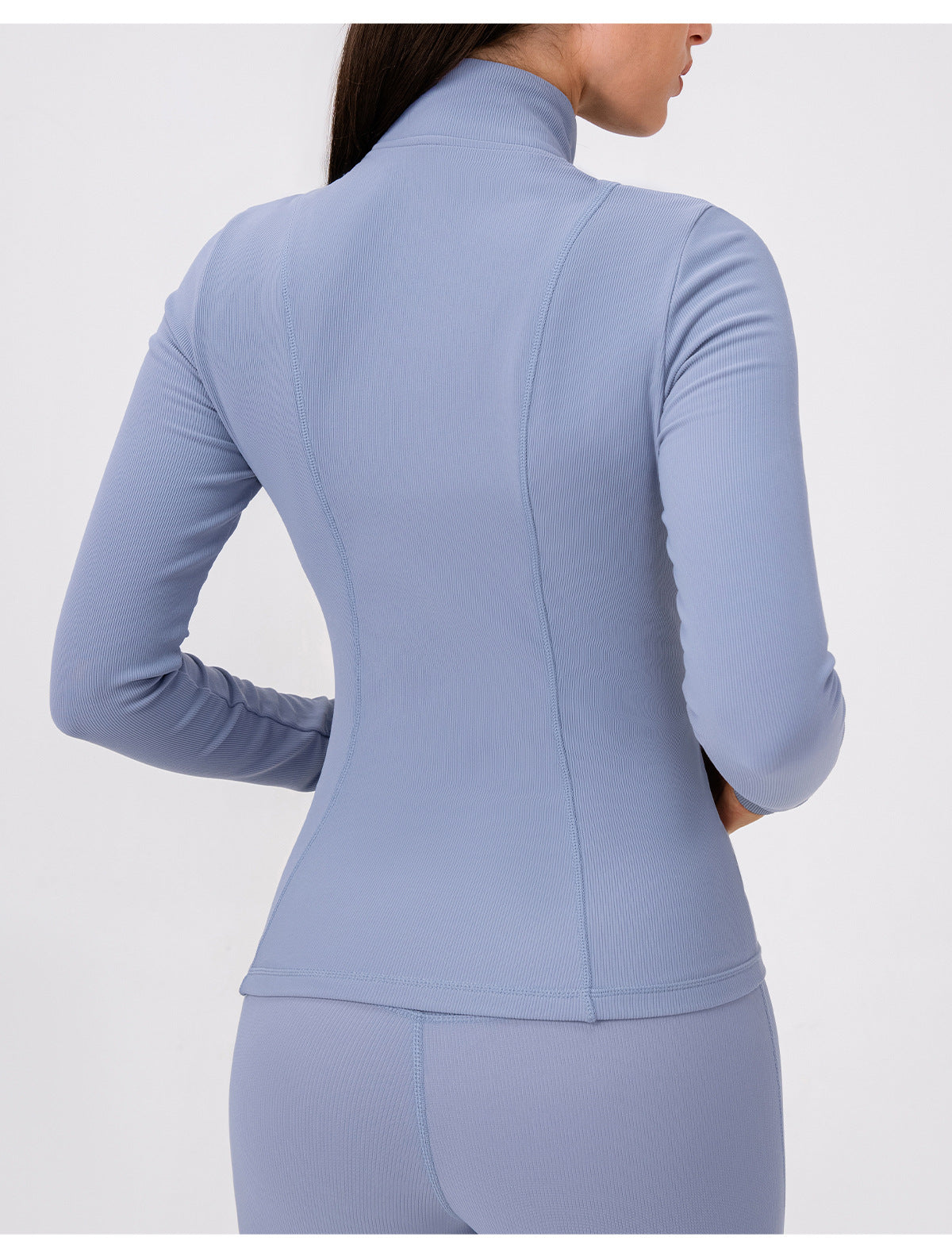 Wholesale Women’s Thermal Workout Jacket | Bulk Fleece-Lined Yoga & Fitness Outerwear 22619 | fouregg