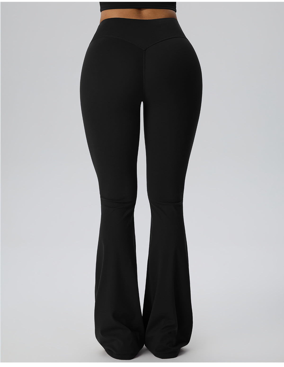 Wholesale Women’s High-Stretch Flare Yoga Pants | Bulk Sculpting Wide-Leg Activewear 62347 | fouregg