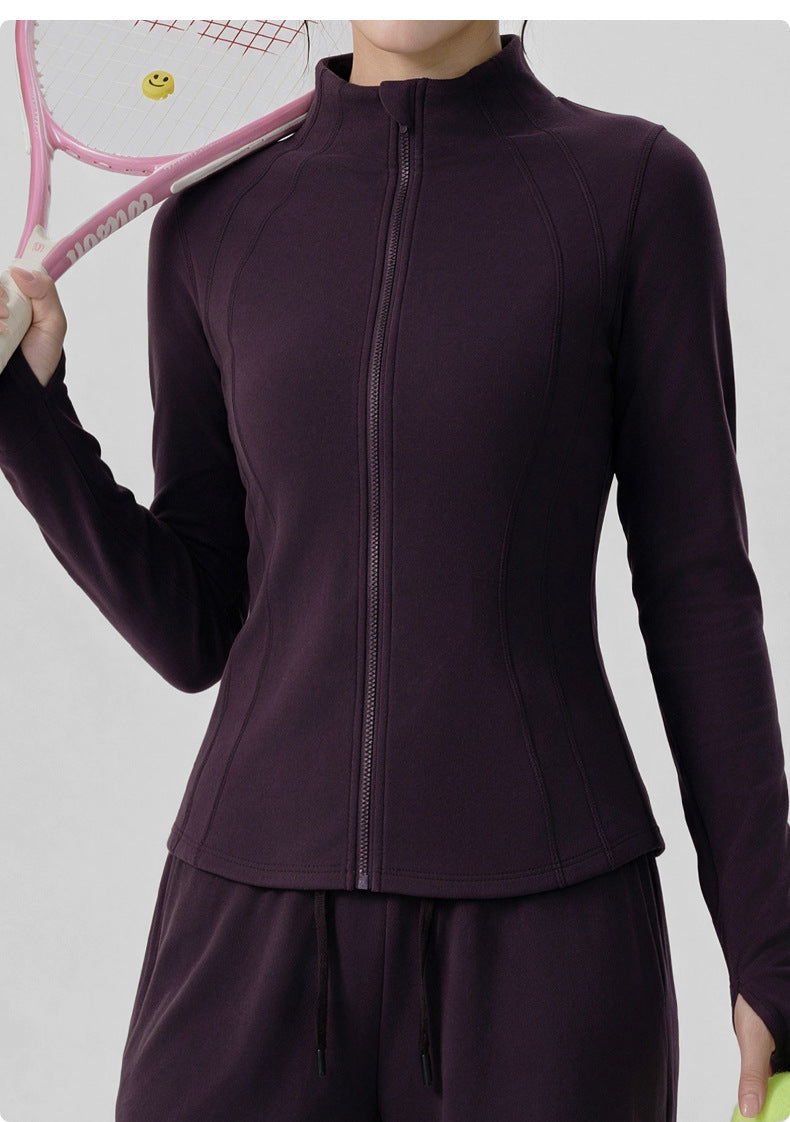 Wholesale Women’s Winter Activewear Jacket | Thickened Thermal Pilates & Workout Cover-Up | fouregg