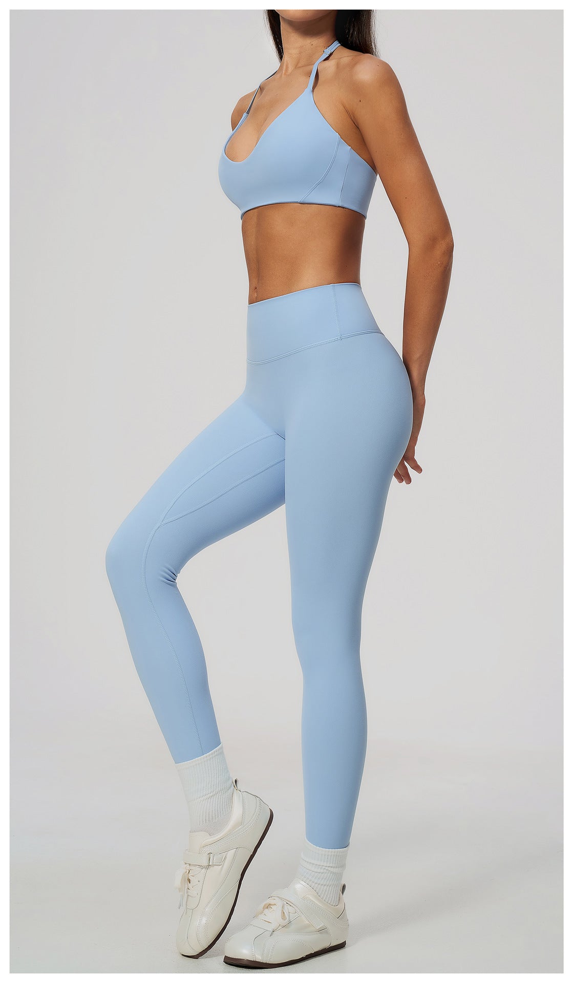 Wholesale Women’s Workout Set 5529 | Slim-Fit Yoga & Fitness Outfit | fouregg