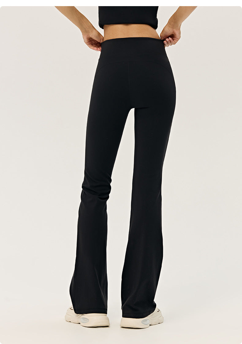 Wholesale Premium Lycra Flare Pants | Bulk High-Waist Pilates & Casual Activewear | fouregg
