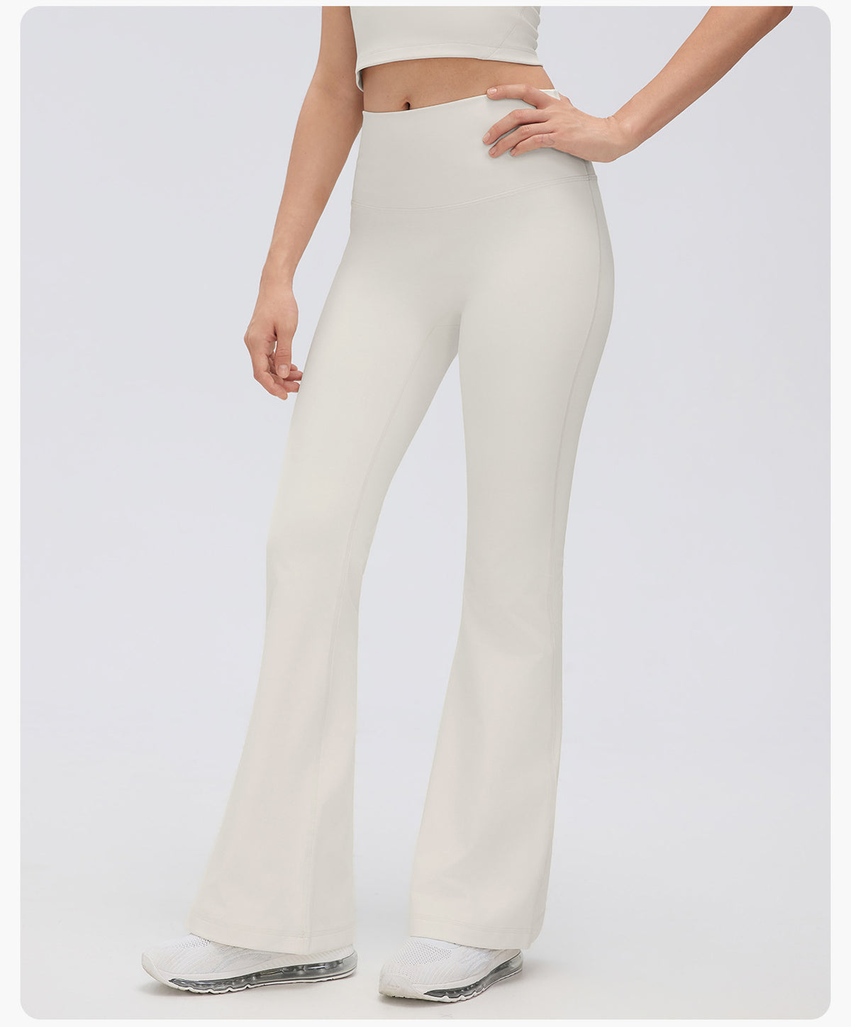 Wholesale Women’s Thermal Flare Yoga Pants D26129 | Warm Sculpting Pilates & Fitness Leggings | fouregg