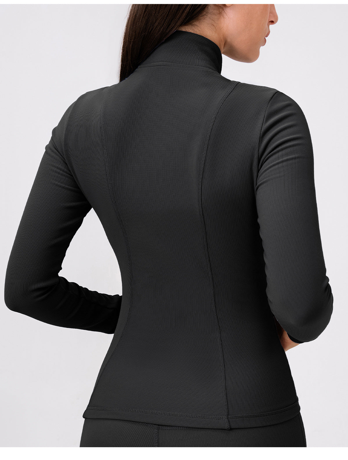 Wholesale Women’s Thermal Workout Jacket | Bulk Fleece-Lined Yoga & Fitness Outerwear 22619 | fouregg