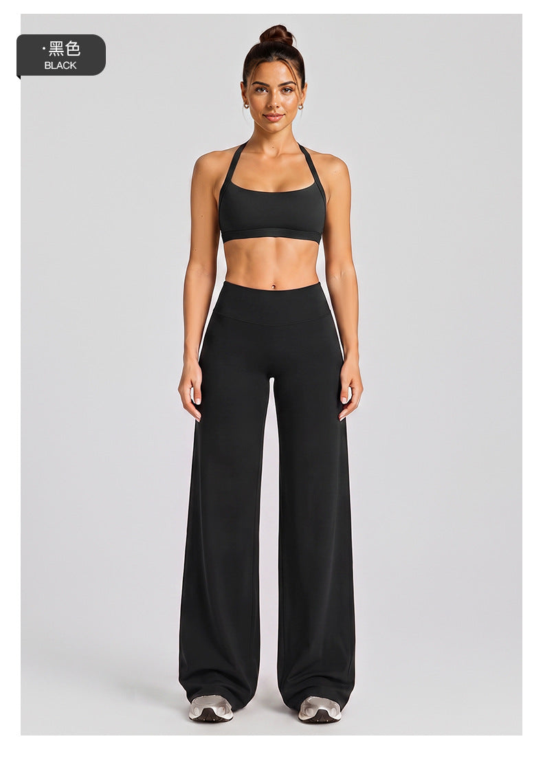 Wholesale Women’s Activewear Set | Halter Neck Sports Bra for Running, Cycling & Pilates | fouregg