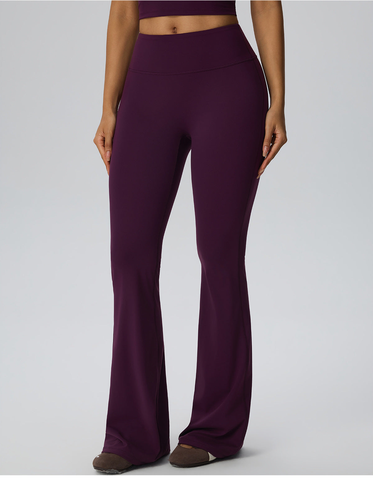 Wholesale Women’s High-Stretch Flare Yoga Pants | Bulk Sculpting Wide-Leg Activewear 62347 | fouregg