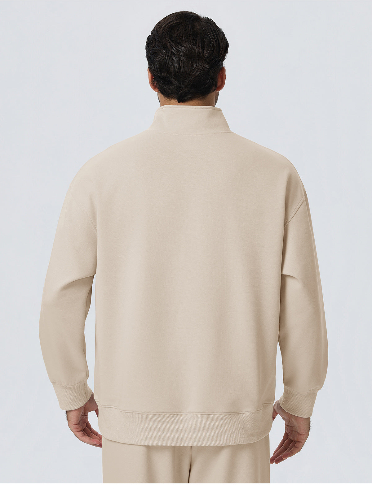 Wholesale Men’s Half-Zip Sports Pullover | Bulk Relaxed-Fit Thermal Workout Top 61531 | fouregg