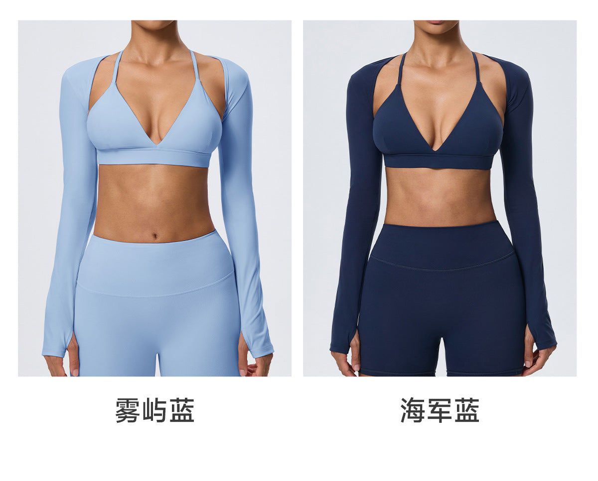 Wholesale Women’s Fitted Yoga Cover-Up | Bulk Double-Brushed Quick-Dry Activewear 62540 | fouregg