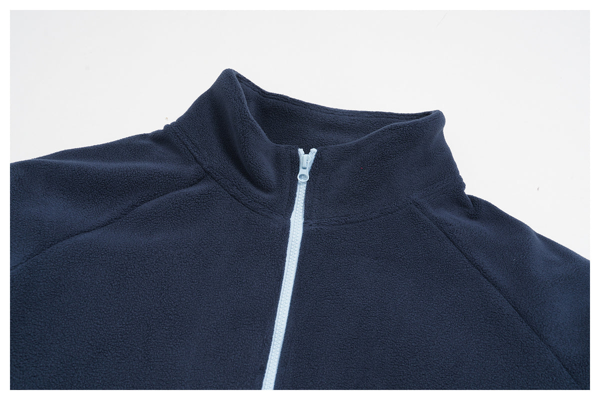 Wholesale Women’s Casual Activewear Jacket 5585 | Relaxed-Fit Warm Cropped Zip-Up | fouregg