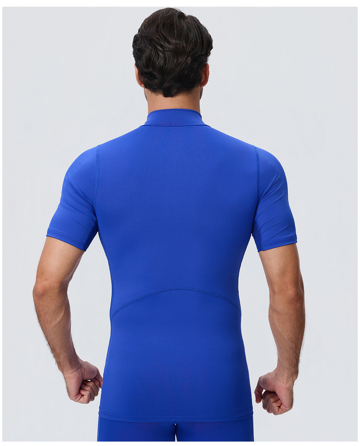 Wholesale Men’s Sculpting Workout Set | High-Stretch T-Shirt & Slim-Fit Fitness Pants | fouregg