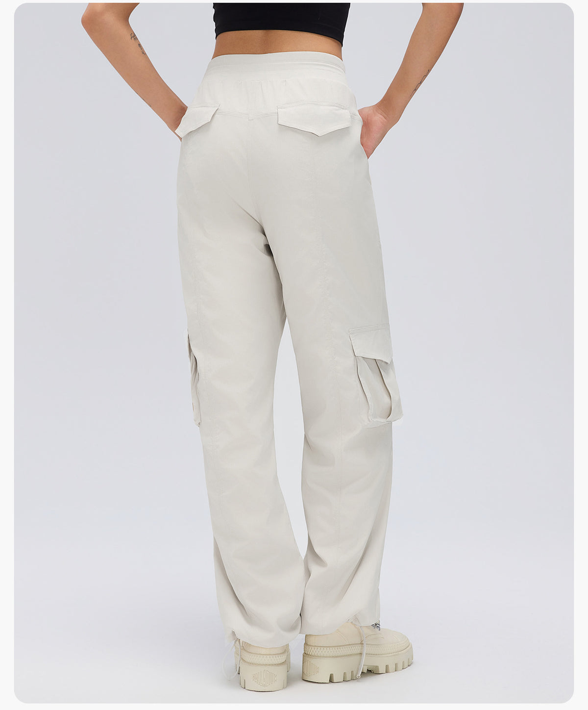 Wholesale Women’s Winter Down Cargo Pants D25001-3 | Warm Outdoor Trousers with Adjustable Cuffs | fouregg