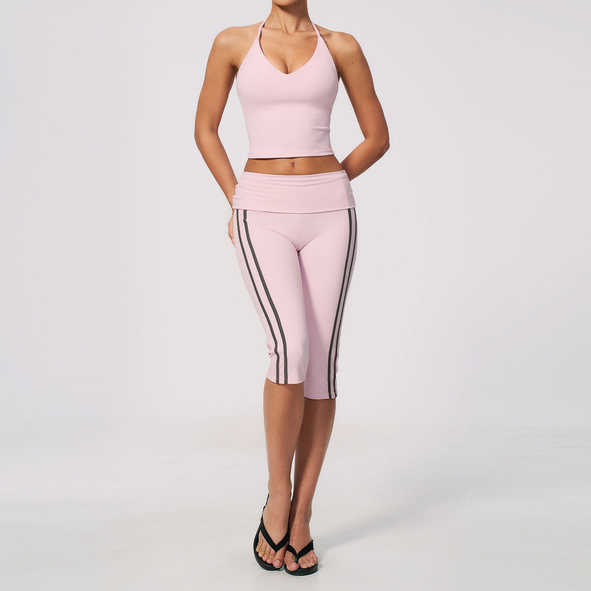 Custom Private Label 3588 Western Style Slim Fit Yoga Set | Shockproof Sports Bra | Wholesale | fouregg