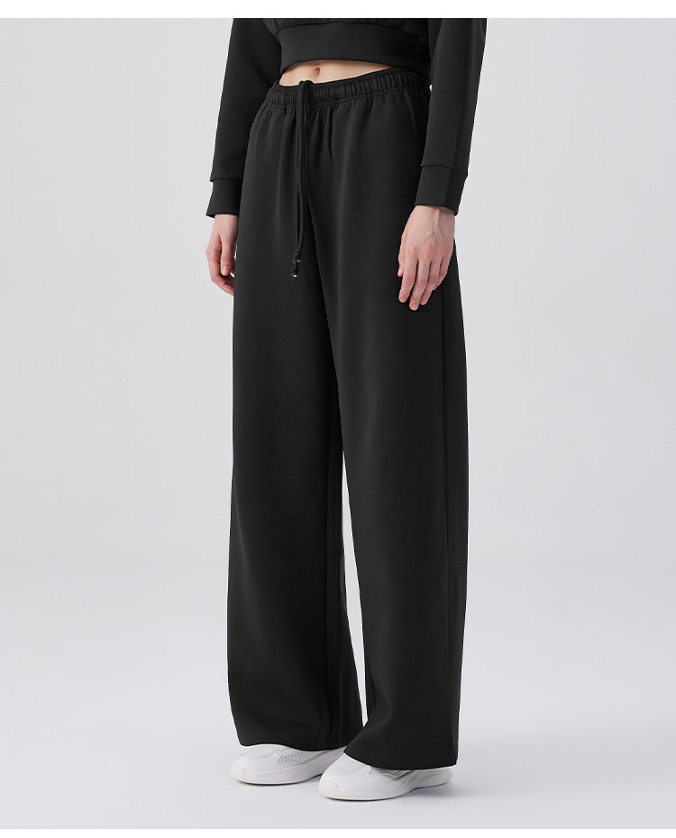 Wholesale Women’s Wide-Leg Pants | Bulk Drapey High-Waist Casual Trousers | fouregg