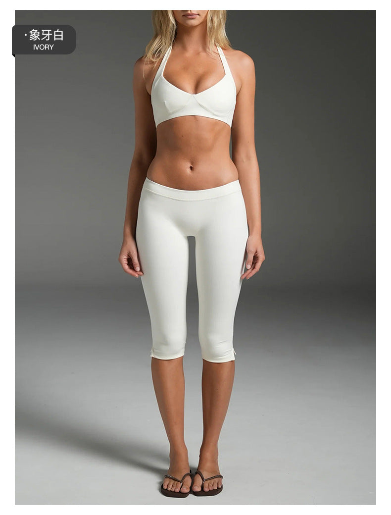Wholesale Women’s Activewear Set | Backless Quick-Dry Tank Top for Running & Pilates | fouregg
