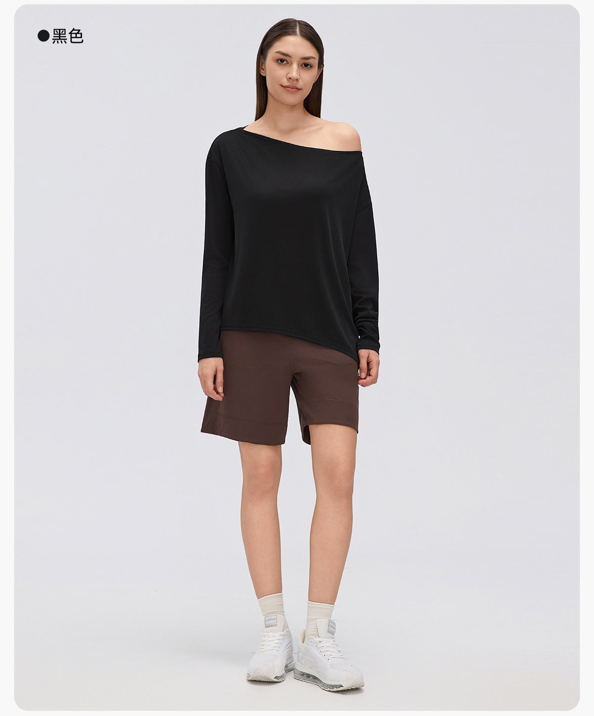 Wholesale Women’s Relaxed-Fit Activewear Top D26166 | Casual Long-Sleeve Running & Pilates Cover-Up | fouregg