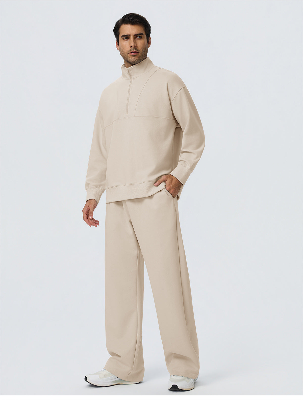 Wholesale Men’s Fleece Tracksuit Set | Bulk Warm Running & Fitness Activewear | fouregg