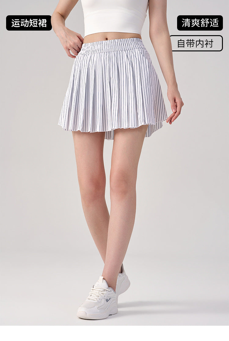 Wholesale Women’s Pleated Tennis Skirt | Bulk A-Line Workout & Fitness Skorts | fouregg