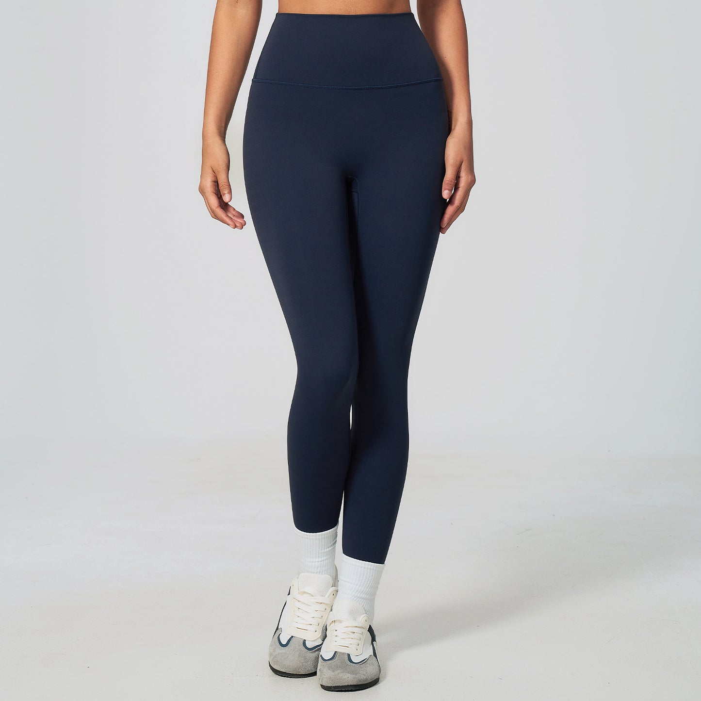 08/2022 High-waist butt-lifting fitness pants women's tight-fitting outdoor cycling sports running trousers breathable quick-drying nude yoga pants 6116