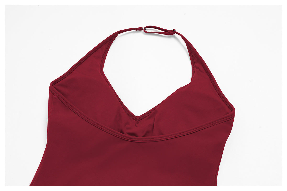 Wholesale Women’s Quick-Dry Activewear Set 5529 | Halter Tank & Sculpting Yoga Pants | fouregg