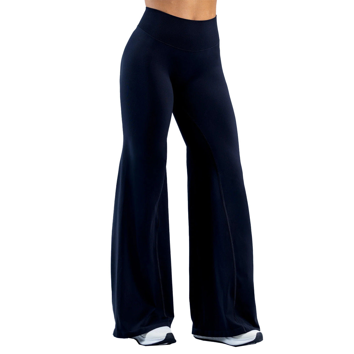 Wholesale Women’s Quick-Dry Ribbed Activewear Pants | High-Waist Straight-Leg Running & Yoga Pants | fouregg