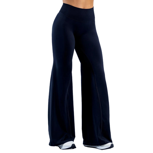 Wholesale Women’s Quick-Dry Ribbed Activewear Pants | High-Waist Straight-Leg Running & Yoga Pants | fouregg