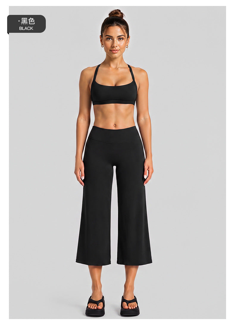 Wholesale Women’s Activewear Set | Halter Neck Sports Bra for Running, Cycling & Pilates | fouregg