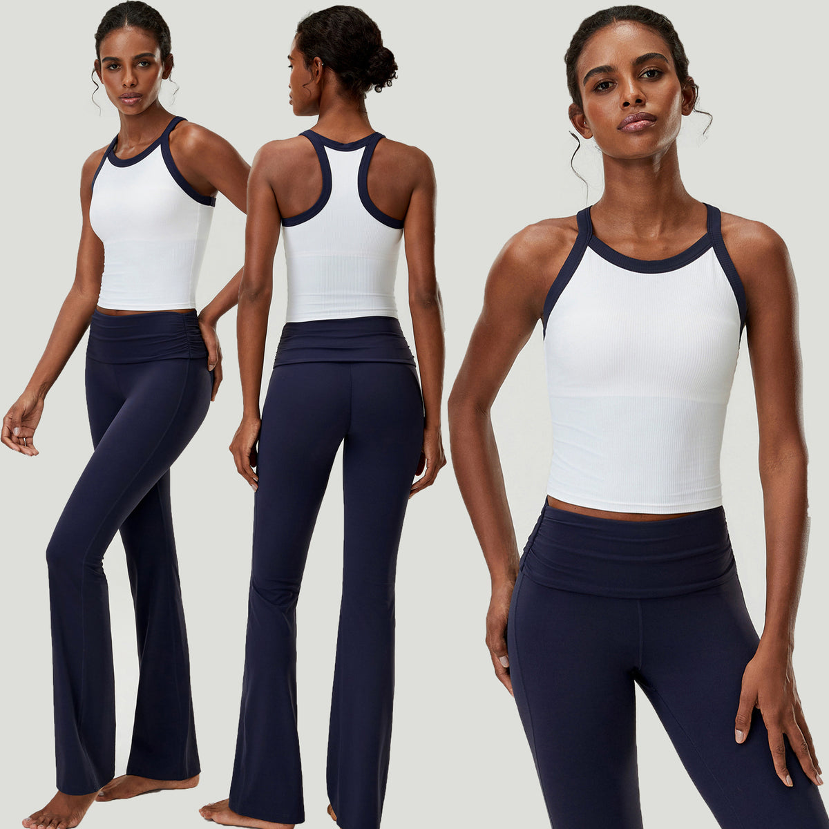 Wholesale Plus Size Women’s Fitness Set | Bulk Sculpting Running & Workout Wear | fouregg