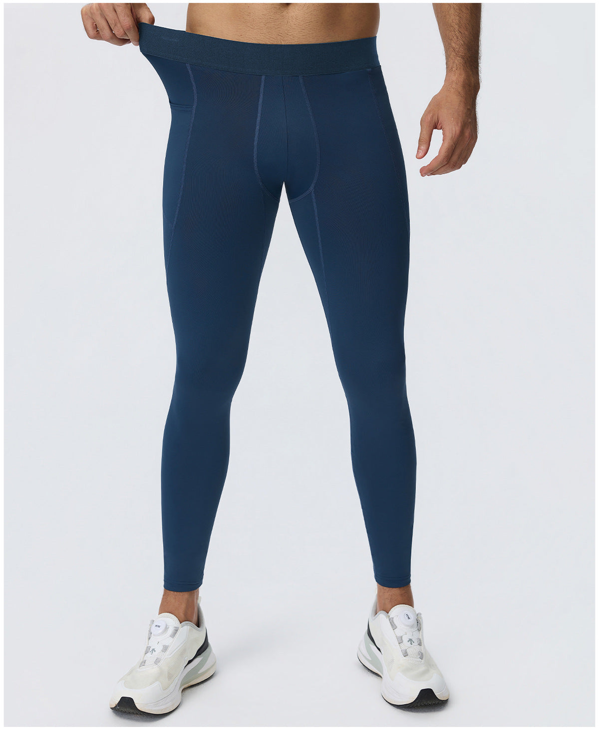Wholesale Men’s Sculpting Fitness Pants 61302 | Slim-Fit Compression Tights for Running & Training | fouregg