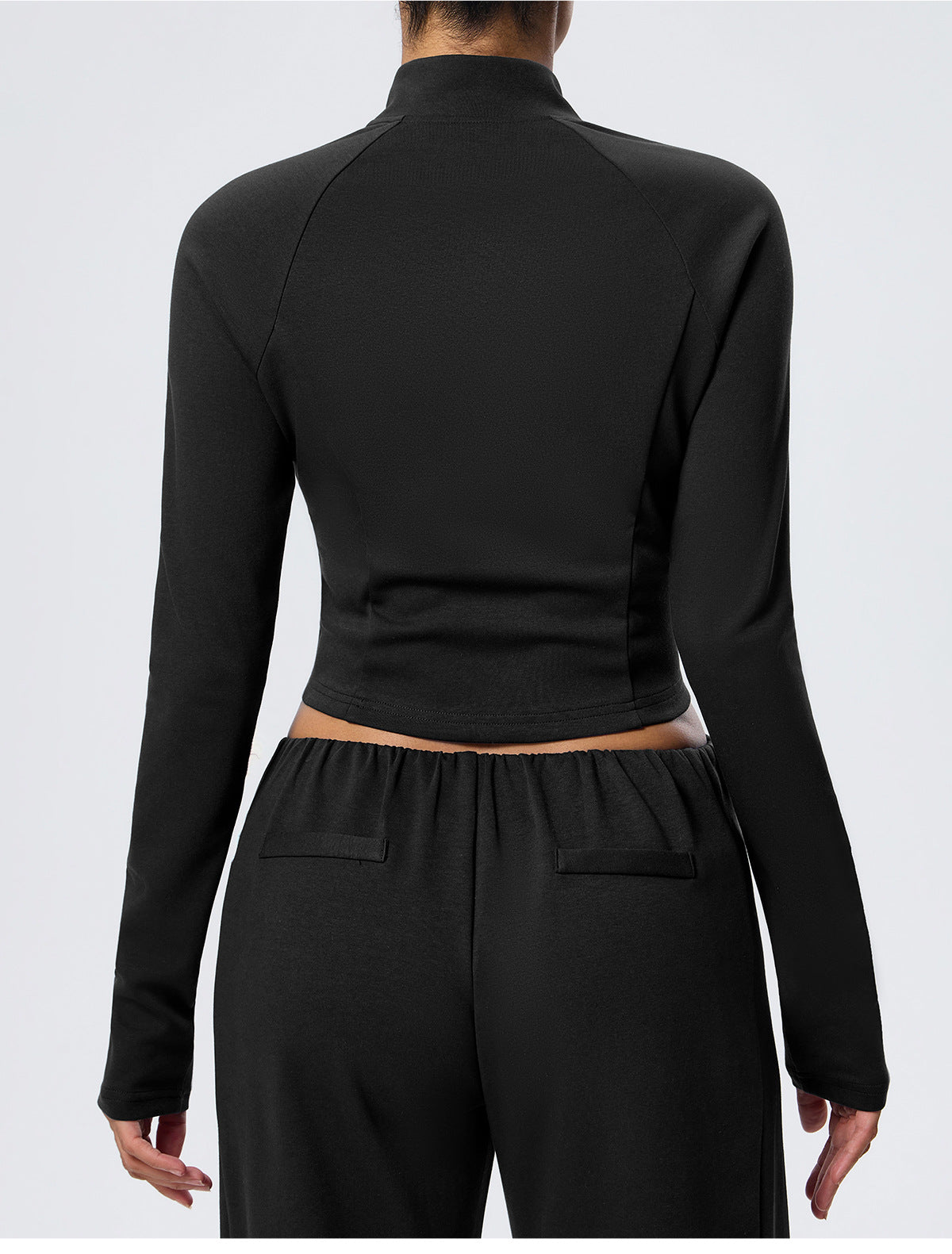 Wholesale Winter Activewear Jacket | Slim-Fit Heat-Retention Cropped Workout Top | fouregg