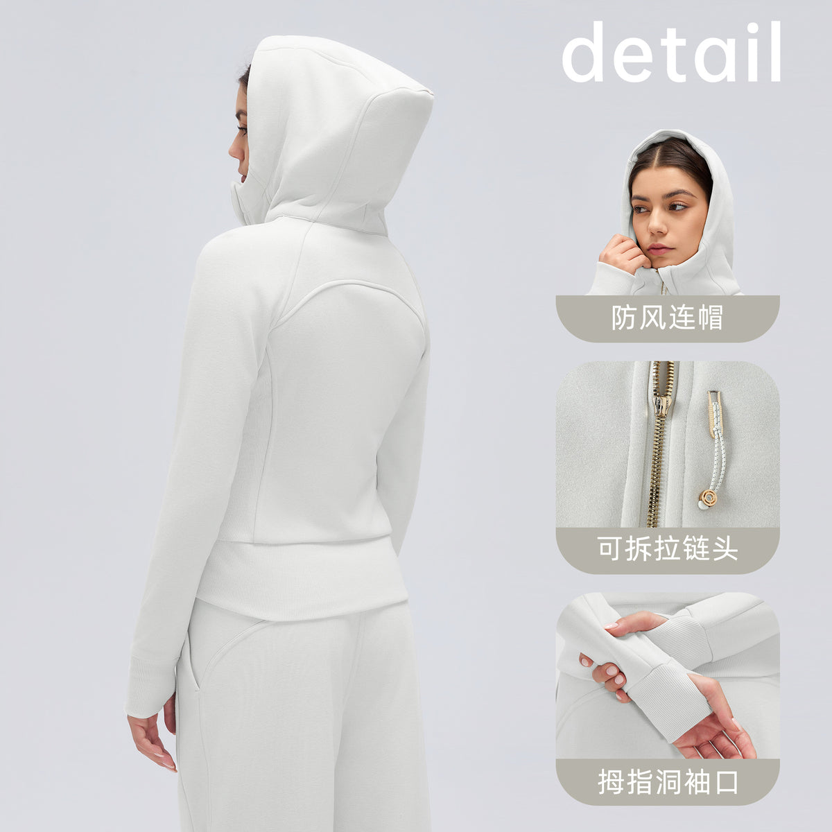 Wholesale Women’s Winter Puffer Jacket D26117 | Slimming Zip-Up Hooded Thermal Outerwear | fouregg