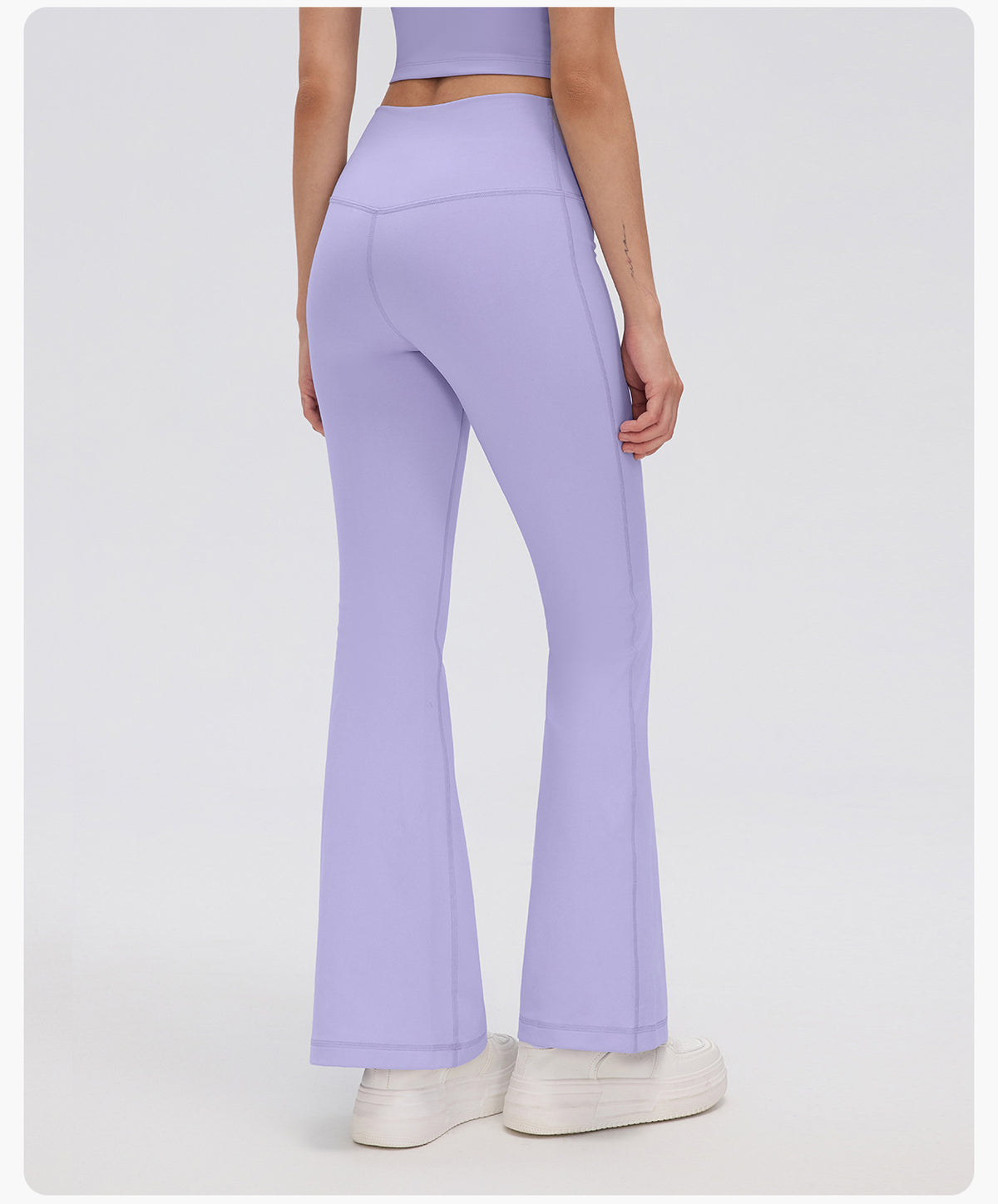 Wholesale Women’s Thermal Flare Yoga Pants D26129 | Warm Sculpting Pilates & Fitness Leggings | fouregg