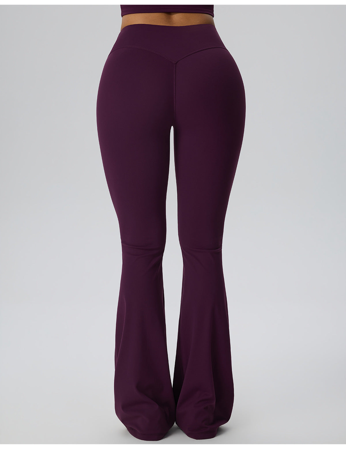 Wholesale Women’s High-Stretch Flare Yoga Pants | Bulk Sculpting Wide-Leg Activewear 62347 | fouregg