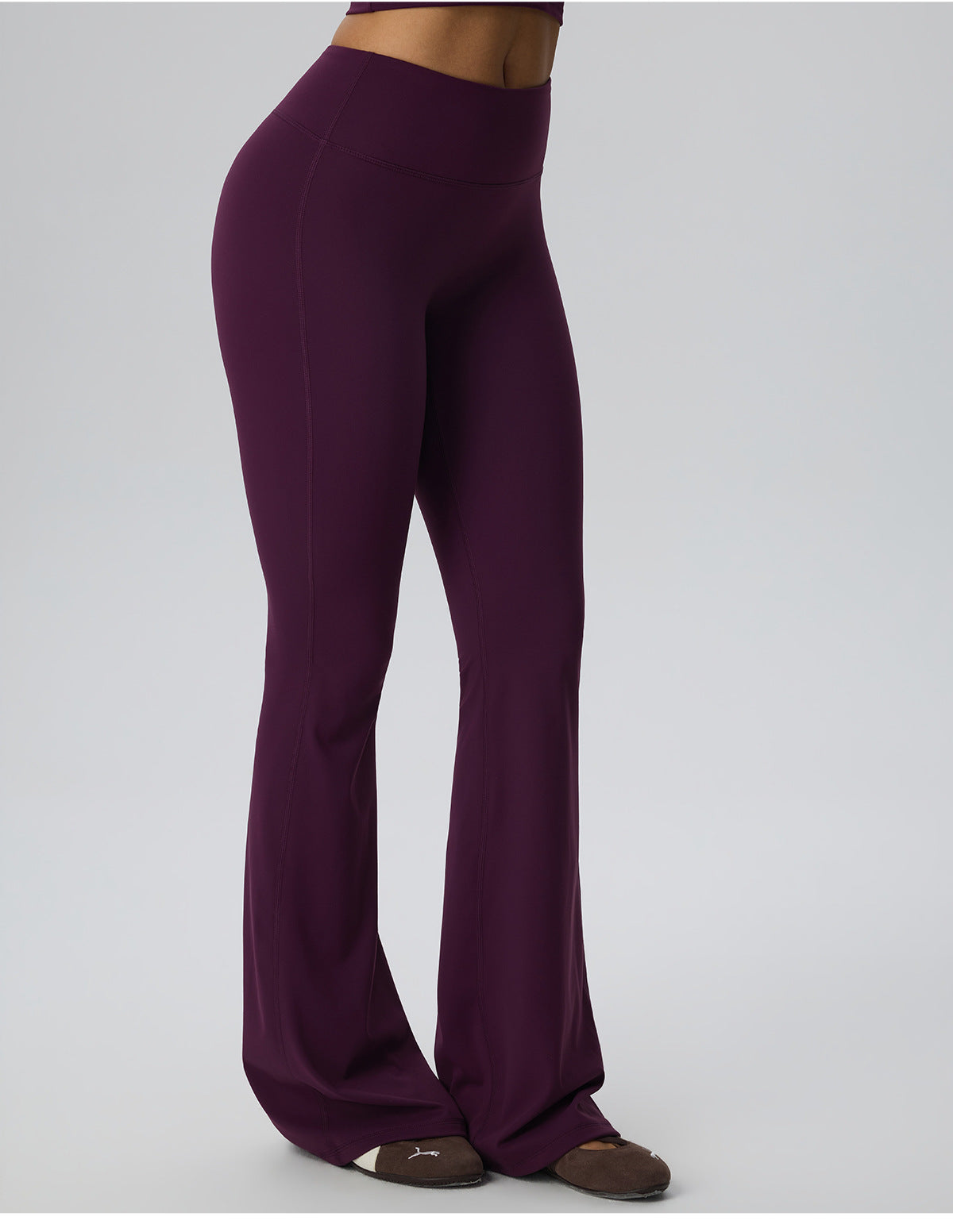 Wholesale Women’s High-Stretch Flare Yoga Pants | Bulk Sculpting Wide-Leg Activewear 62347 | fouregg