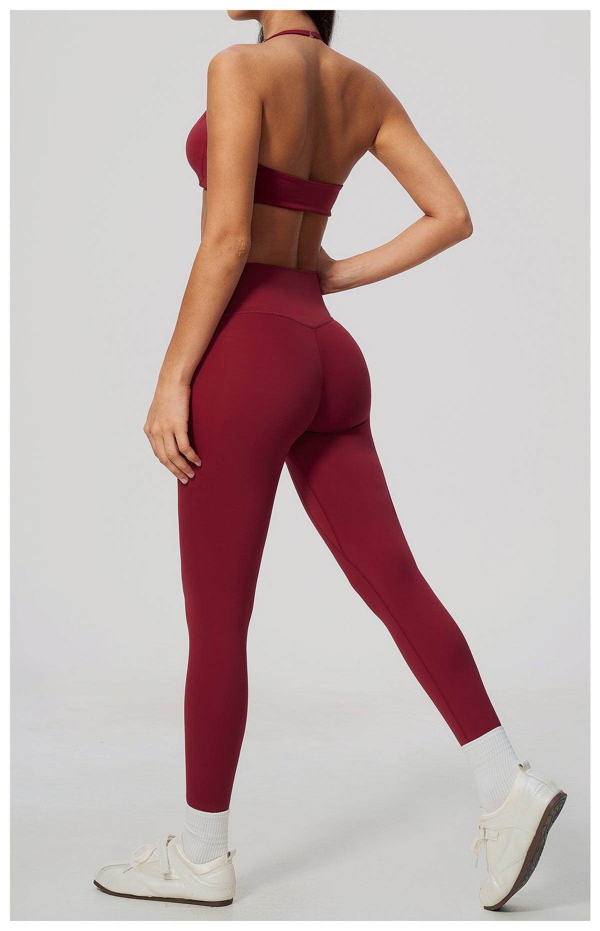 Wholesale Women’s Workout Set 5529 | Slim-Fit Yoga & Fitness Outfit | fouregg