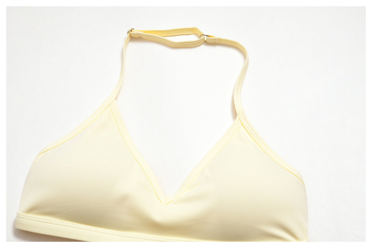 Wholesale Women’s Brushed Activewear Set | Halter Low-Rise Workout Wear 5555 | fouregg