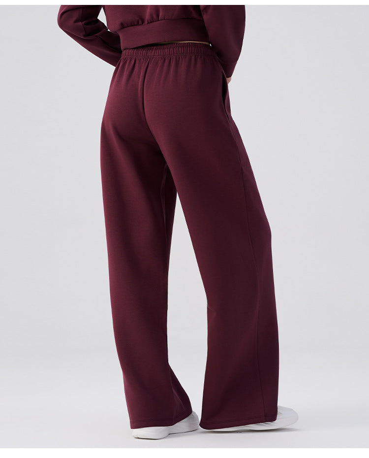 Wholesale Women’s Wide-Leg Pants | Bulk Drapey High-Waist Casual Trousers | fouregg