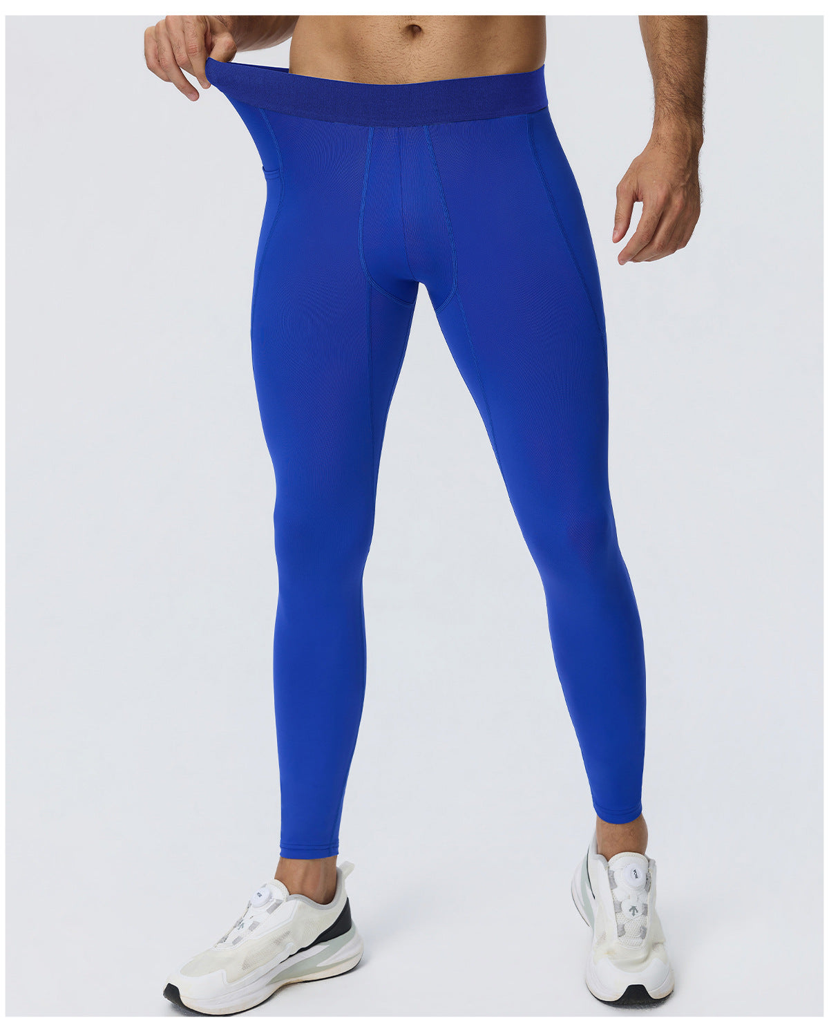 Wholesale Men’s Sculpting Fitness Pants 61302 | Slim-Fit Compression Tights for Running & Training | fouregg