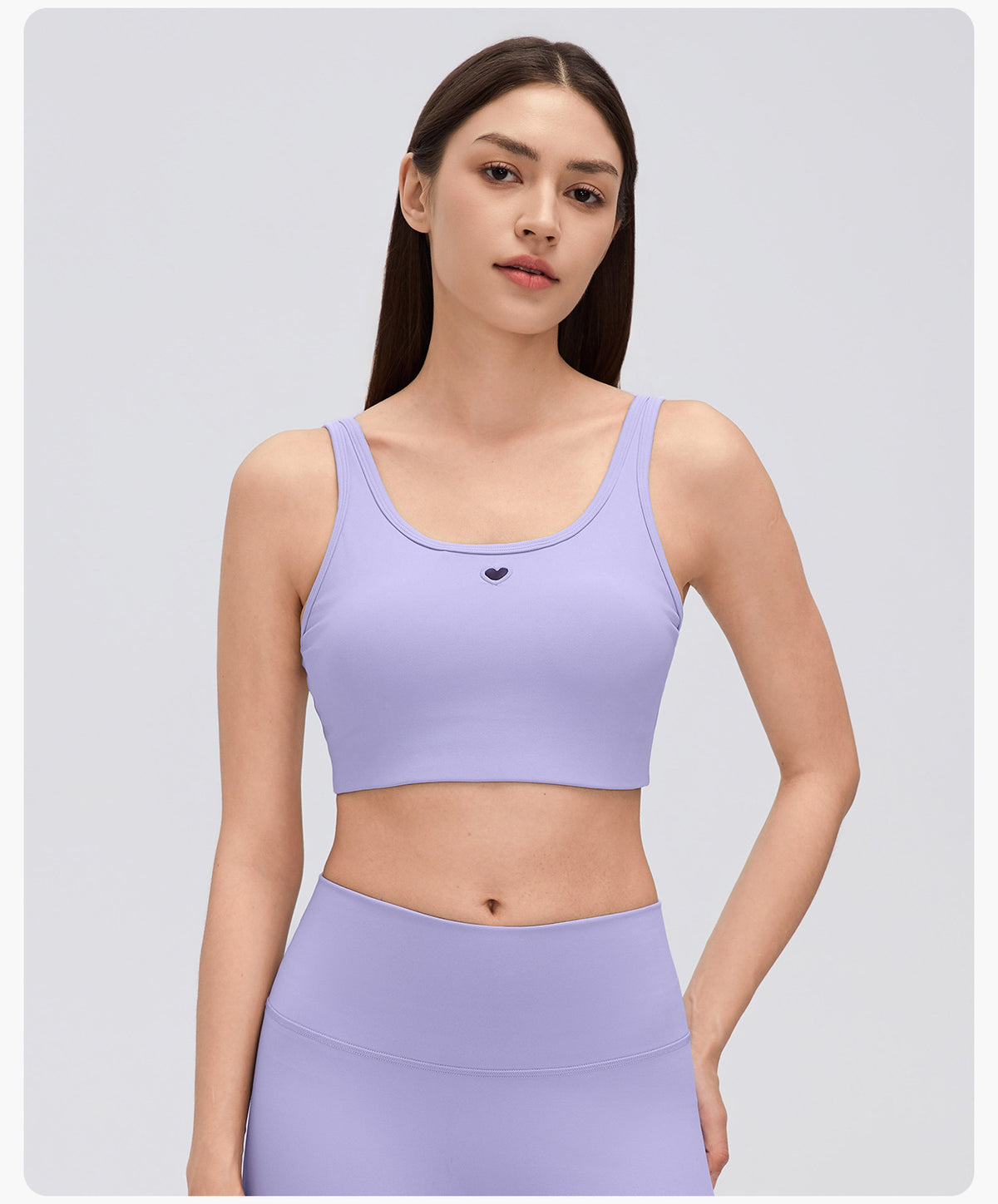 Wholesale Women’s Thermal Sports Bra D26152 | Brushed-Interior Workout Bra with Comfortable Support | fouregg